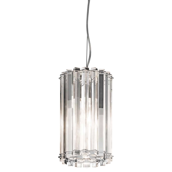 kinkiecik.pl Mała lampa wisząca Crystal Skye – 1 źródło światła KL-CRYSTAL-SKYE-MP Elstead Lightnig