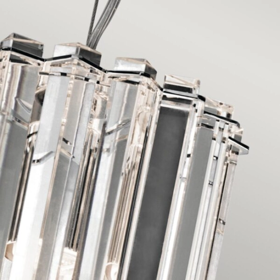 Mała lampa wisząca Crystal Skye – 1 źródło światła KL-CRYSTAL-SKYE-MP Elstead Lighting