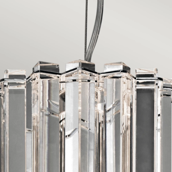 Mała lampa wisząca Crystal Skye – 1 źródło światła KL-CRYSTAL-SKYE-MP Elstead Lighting