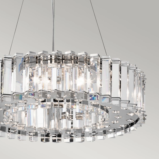 Lampa wisząca Crystal Skye – 8 źródeł światła KKL-CRYSTAL-SKYE8 Elstead Lighting