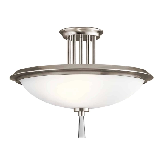 kinkiecik.pl Półplafon Dreyfus – 3 źródła światła – Klasyczny pewter KL-DREYFUS-SFCLP Elstead Lighting