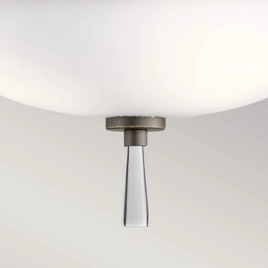 Półplafon Dreyfus – 3 źródła światła – Stary brąz KL-DREYFUS-SFOZ Elstead Lighting