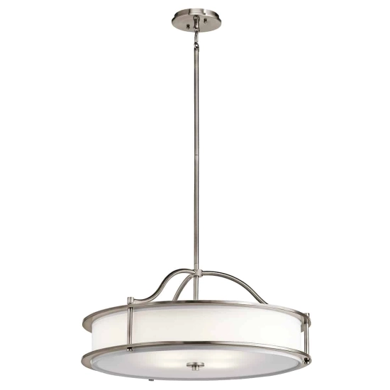 kinkiecik.pl Lampa wisząca Emory – 4 źródła światła – Klasyczny pewter KL-EMORY-P-M-CLP Elstead Lightnig