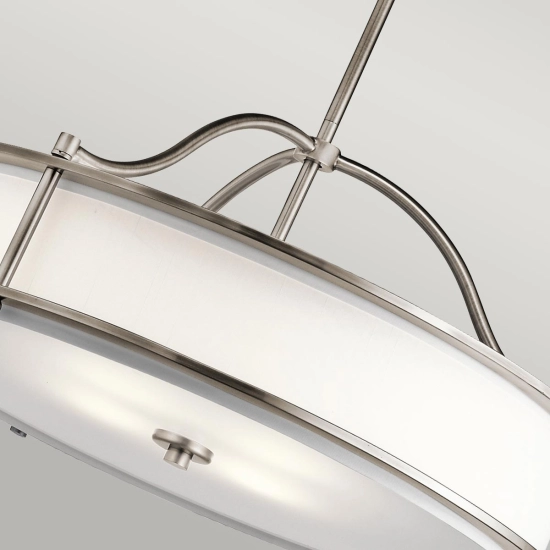 Lampa wisząca Emory – 4 źródła światła – Klasyczny pewter KL-EMORY-P-M-CLP Elstead Lighting