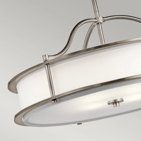 Lampa wisząca Emory – 4 źródła światła – Klasyczny pewter KL-EMORY-P-M-CLP Elstead Lighting