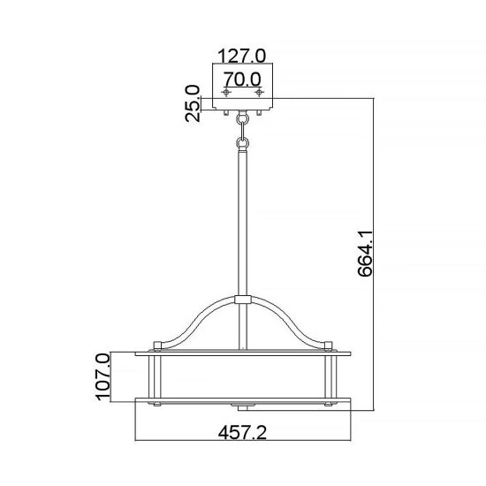 Mała lampa wisząca Emory – 3 źródła światła – Klasyczny pewter KL-EMORY-P-S-CLP Elstead Lighting