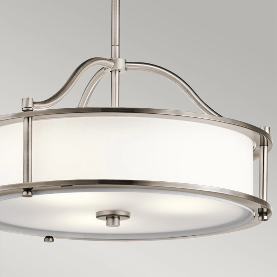 Mała lampa wisząca Emory – 3 źródła światła – Klasyczny pewter KL-EMORY-P-S-CLP Elstead Lighting