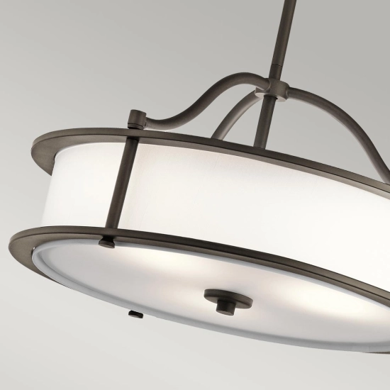 Mała lampa wisząca Emory – 3 źródła światła – Stary brąz KL-EMORY-P-S-OZ Elstead Lighting