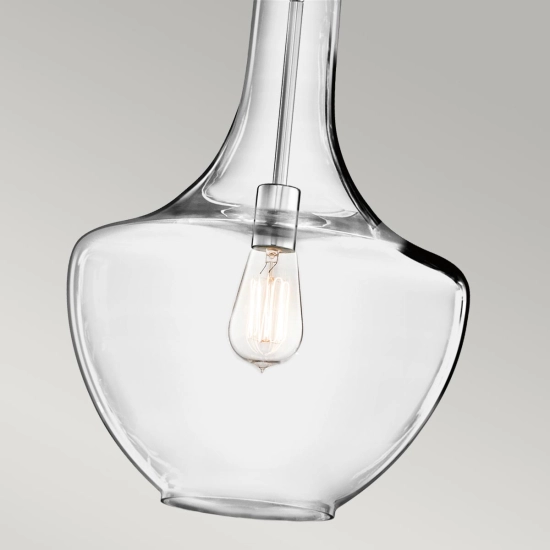 Lampa wisząca Everly – 1 źródło światła – Chrom KL-EVERLY-P-M-CH Elstead Lighting
