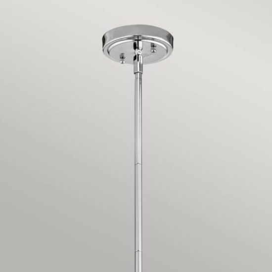 Mała lampa wisząca Everly – 1 źródło światła – Chrom KL-EVERLY-P-S-CH Elstead Lighting