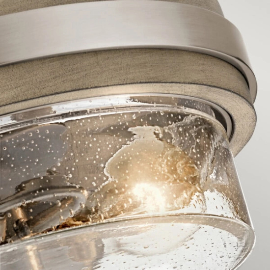 Półplafon Grand Bank – 2 źródła światła – Postarzana antyczna szarość KL-GRAND-BANK-SF Elstead Lighting