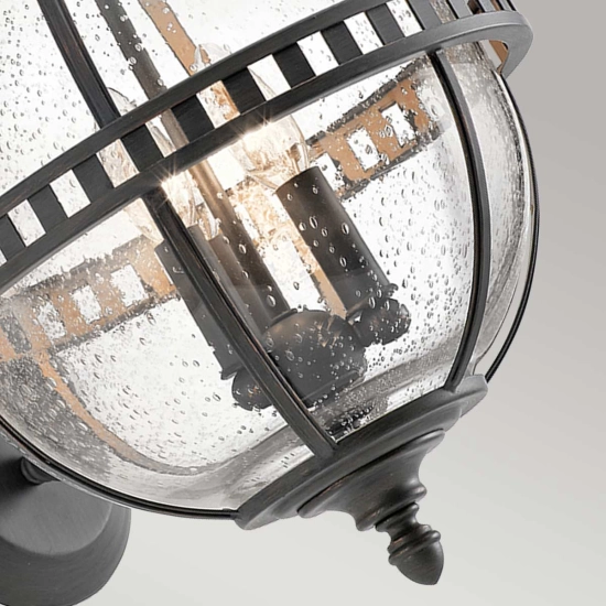 Latarnia naścienna Halleron – 3 źródła światła KL-HALLERON-2M Elstead Lighting
