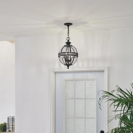Latarnia wisząca Halleron – 3 źródła światła KL-HALLERON-8M Elstead Lighting