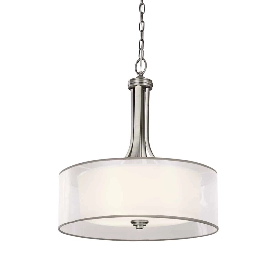 kinkiecik.pl Duża lampa wisząca Lacey – 4 źródła światła – Antyczny pewter KL-LACEY-P-L-AP Elstead Lighting