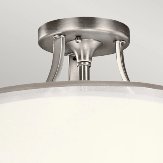 Półplafon Lacey – 3 źródła światła – Antyczny pewter KL-LACEY-SF-AP Elstead Lighting