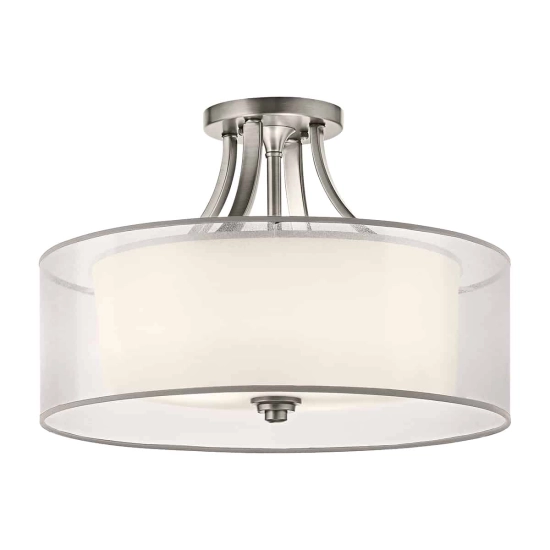 kinkiecik.pl Półplafon Lacey – 4 źródła światła – Antyczny pewter KL-LACEY-SFM-AP Elstead Lighting