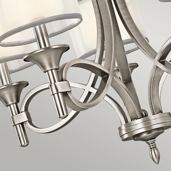 Żyrandol Lacey – 5 źródeł światła – Antyczny pewter KL-LACEY5-AP Elstead Lighting