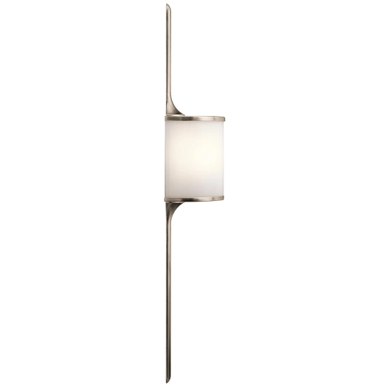 Duży kinkiet Mona – 2 źródła światła – Klasyczny pewter KL-MONA-L-CLP Elstead Lighting