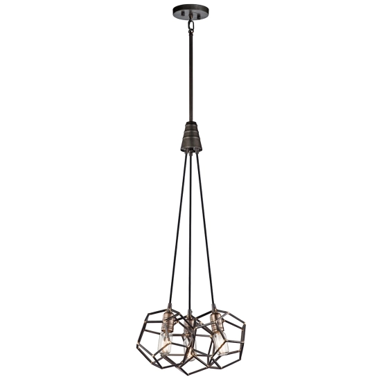 kinkiecik.pl Żyrandol Rocklyn – 3 źródła światła KL-ROCKLYN3-RS Elstead Lighting