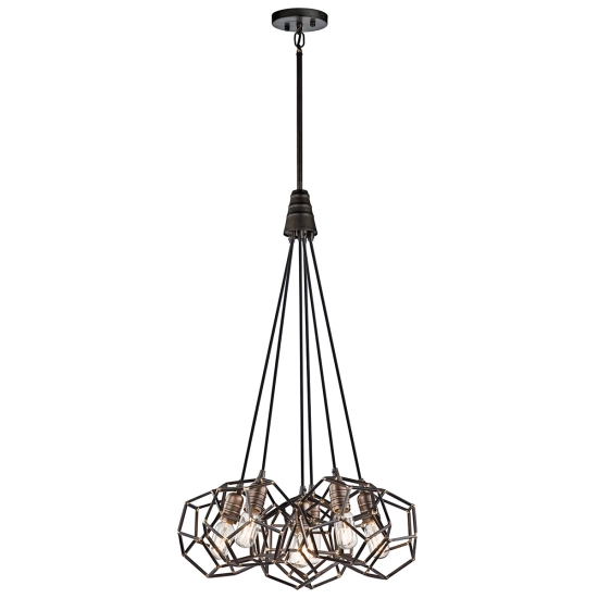 kinkiecik.pl Żyrandol Rocklyn – 6 źródła światła KL-ROCKLYN6-RS Elstead Lighting