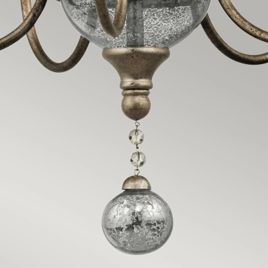 Mały żyrandol Rosalie – 5 źródeł światła KL-ROSALIE-5A Elstead Lighting