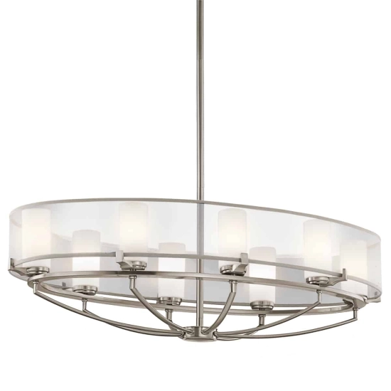 kinkiecik.pl Owalna lampa wisząca Saldana – 8 źródeł światła KL-SALDANA8 Elstead Lightnig