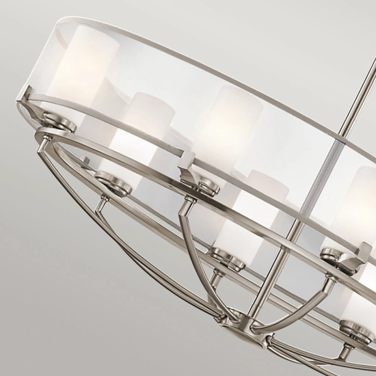 Owalna lampa wisząca Saldana – 8 źródeł światła KL-SALDANA8 Elstead Lighting