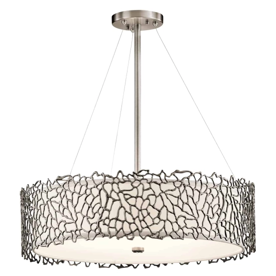 kinkiecik.pl Lampa wisząca Silver Coral – 4 źródła światła KL-SILVER-CORAL-P-B Elstead Lighting