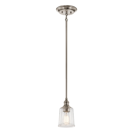 Mała lampa wisząca Waverly – 1 źródło światła – Klasyczny pewter KL-WAVERLY-MP-CLP Elstead Lighting