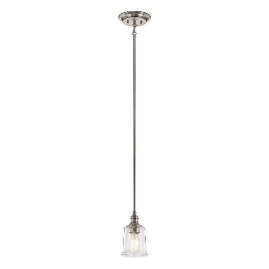 Mała lampa wisząca Waverly – 1 źródło światła – Klasyczny pewter KL-WAVERLY-MP-CLP Elstead Lighting