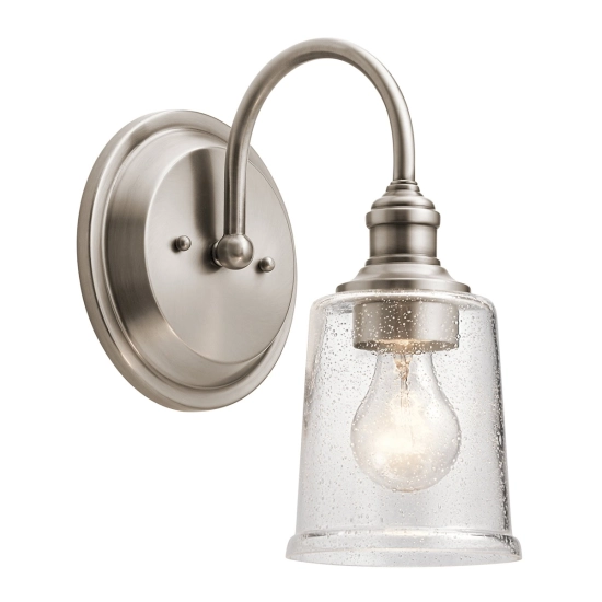 Kinkiet Waverly – 1 źródło światła – Klasyczny pewter KL-WAVERLY1-CLP Elstead Lighting