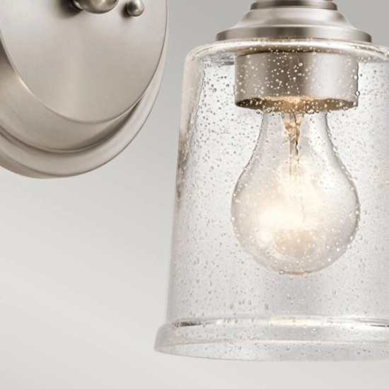 Kinkiet Waverly – 1 źródło światła – Klasyczny pewter KL-WAVERLY1-CLP Elstead Lighting