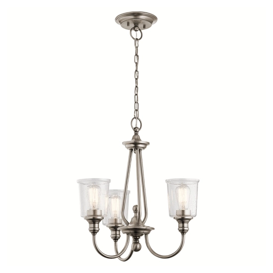 Żyrandol Waverly – 3 źródła światła – Klasyczny pewter KL-WAVERLY3-CLP Elstead Lighting