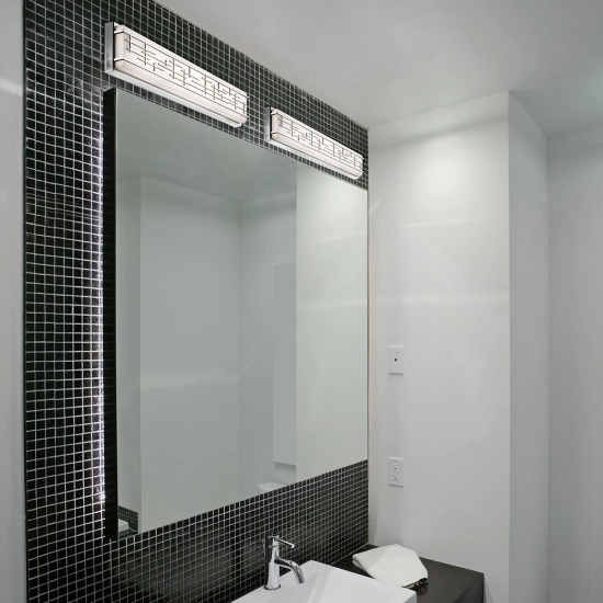Duży kinkiet Zolon – Wbudowany moduł LED KL-ZOLON-L-BATH Elstead Lighting