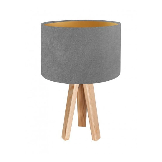 Klasyczna lampa biurkowa Kamelia złota 010s-014 1 MacoDesign - zdjęcie produktu