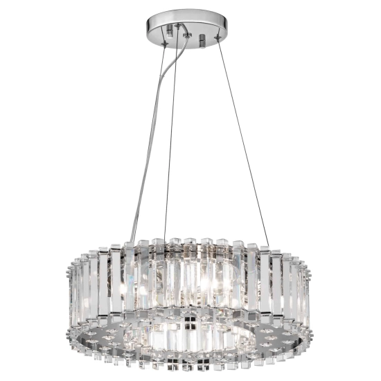 kinkiecik.pl Lampa wisząca Crystal Skye – 6 źródeł światła KL-CRYSTAL-SKYE-P-A Elstead Lightnig