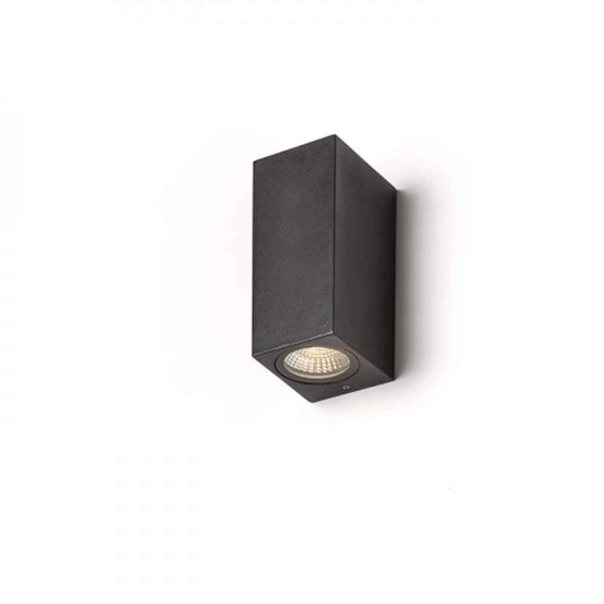 kinkiecik.pl KUBI II antracyt 230V LED 2x3W 56° IP54 3000K R12028 Rendl light studio