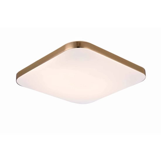 Babilon plafon kwadratowy średni 4000K złoty LP-335/1C M 4GD square LIGHT PRESTIGE