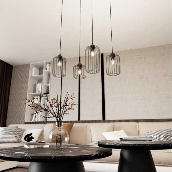 Lampa wisząca VANDER 4 BL 1365/4 EMIBIG Lighting