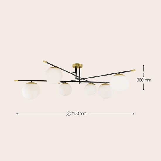 Lampa sufitowa Ceiling Lamp Nostalgia MOD048CL-06G Maytoni - zdjęcie dodatkowe 9