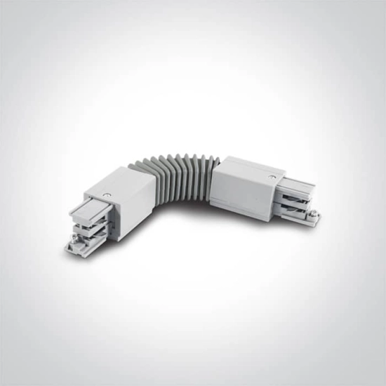 kinkiecik.pl Łącznik wyginany 16A White Flexible corner 41024A/W ONE LIGHT
