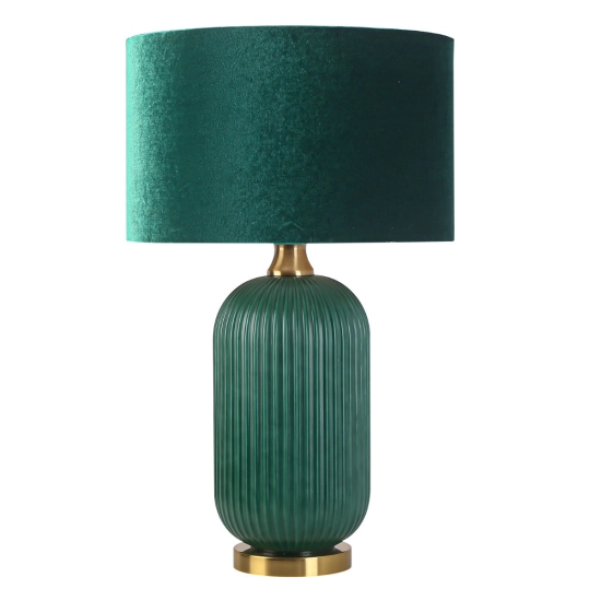 Lampa stołowa Tamiza 65 cm zielona 1xE27 LP-1515/1T big green Light Prestige