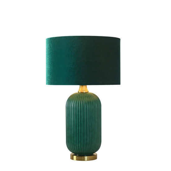 Lampa stołowa Tamiza 65 cm zielona 1xE27 LP-1515/1T big green Light Prestige