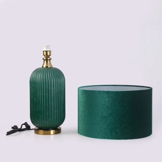 Lampa stołowa Tamiza 65 cm zielona 1xE27 LP-1515/1T big green Light Prestige
