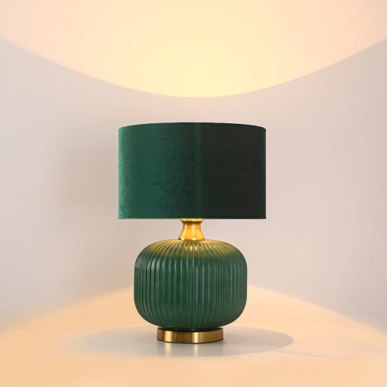 Lampa stołowa Tamiza 48 cm zielona 1xE27 LP-1515/1T small green Light Prestige