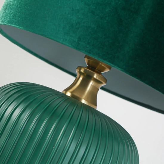 Lampa stołowa Tamiza 48 cm zielona 1xE27 LP-1515/1T small green Light Prestige