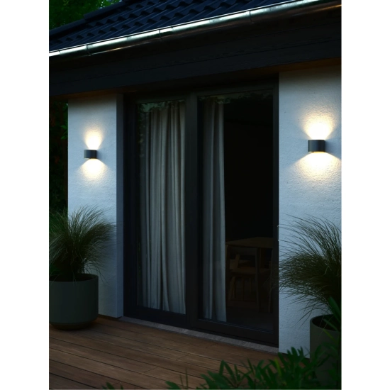 Lampa elewacyjny Milda IP44 - Nordlux, antracyt 2418351050