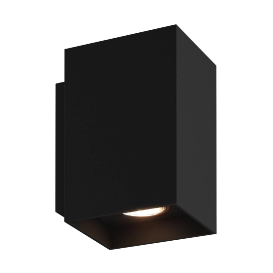 LAMPA KINKIET ZUMA LINE SANDY WL SQUARE WALL 92698-N BLACK