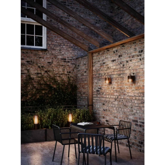 kinkiecik.pl Lampa ogrodowa stojąca Aludra 45 - Nordlux, brąz - IP54 E27 2118028061