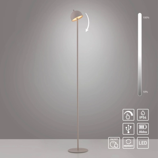 Lampa podłogowa BELLIS 19245-39 Paul Neuhaus Schöner Wohnen - zdjęcie produktu